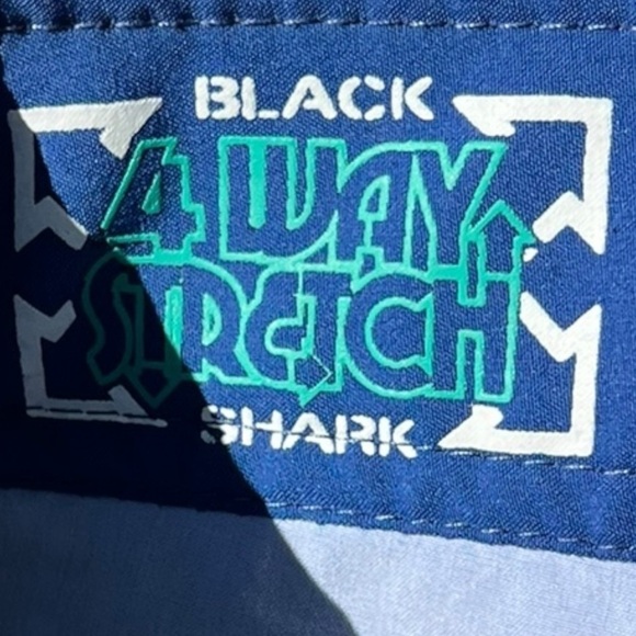 🌻MAUI AND SONS Blue Hawaiian Theme Board Shorts Men's Size 36 - Picture 7 of 9